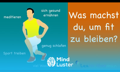German Speaking | Was machst du um fit zu bleiben | Sprechen B1 | B2 | Learn German