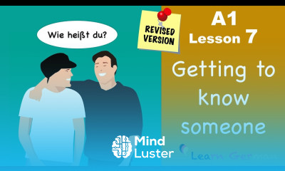 REVISED A1 Lesson 7 | jemanden kennenlernen | Getting to know someone | Learn German