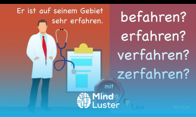 Learn German | Common Mistakes in German | erfahren befahren verfahren zerfahren | B2 | C1