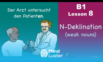 Learn German Intermediate | N Deklination | Weak Nouns | B1 Lesson 8