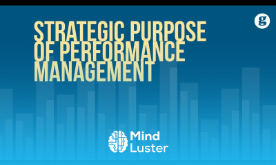 Strategic Purpose of Performance Management