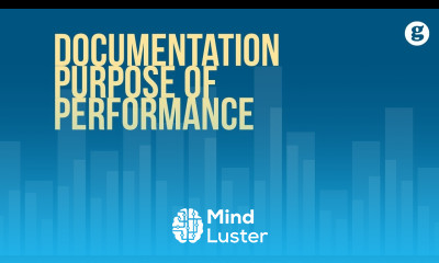 Documentation Purpose of Performance Management
