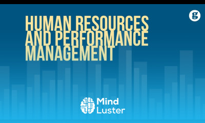 Human Resources and Performance Management