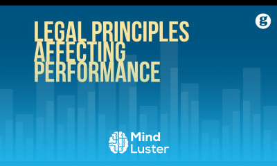 Learn Legal Principles Affeciting Performance Management - Mind Luster