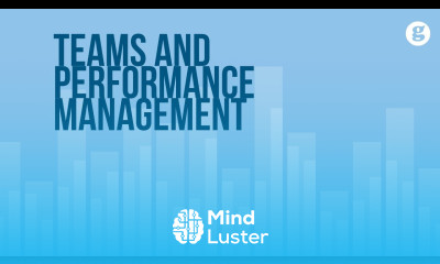 Learn Teams and Performance Management - Mind Luster