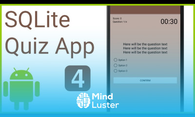 Multiple Choice Quiz App with SQLite Integration Part 4 RAWQUERY DATABASE WITH CURSOR Android