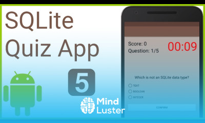 Multiple Choice Quiz App with SQLite Integration Part 5 DISPLAYING QUESTIONS AND LOGGING ANSWERS