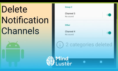 Notifications Tutorial Part 10 DELETE NOTIFICATION CHANNELS Android Studio Tutorial