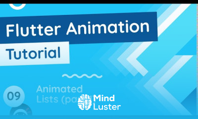 Flutter Animation Tutorial 9 Animated Lists