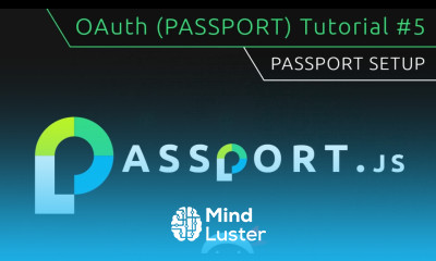 OAuth Passport js Tutorial 5 Passport Initial Setup