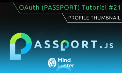 OAuth Passport js Tutorial 21 Adding a Profile Thumbnail