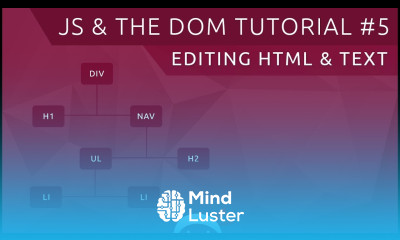 JavaScript DOM Tutorial 5 Changing Text HTML Content