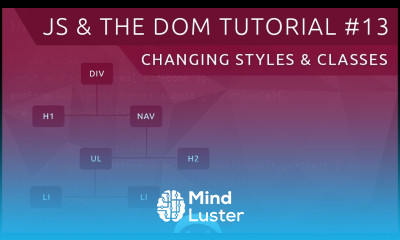 JavaScript DOM Tutorial 13 Styles Classes