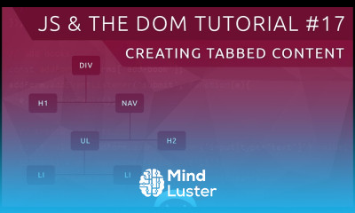 JavaScript DOM Tutorial 17 Tabbed Content