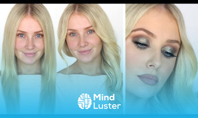 STRAIGHT CURLY HAIR One Tool Metallic Smokey Eyes Kylie Jenner Lips