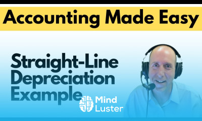 FA 36 Straight Line Depreciation Example