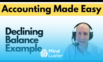 FA 38 Double Declining Balance Depreciation Example
