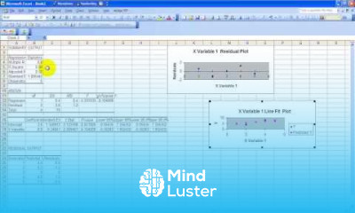 regression analysis 2 in Excel with extended multiple regression analysis example