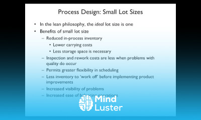 Lecture 14 JIT Lean Maintenance