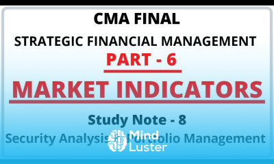 Market Indicators | Support Resistance | Security Analysis | Strategic Financial Management | CMA