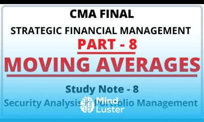 Moving Averages | Security Analysis and Portfolio Management | Strategic Financial Management | CMA