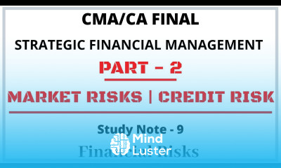 Financial Risk | Market Risk | Credit Risk | Foreign Investment Risk |Strategic Financial Management