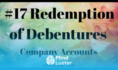 17 Redemption Of Debentures | Sinking FUND Method | Accounting of Shares And Debentures|Company A C