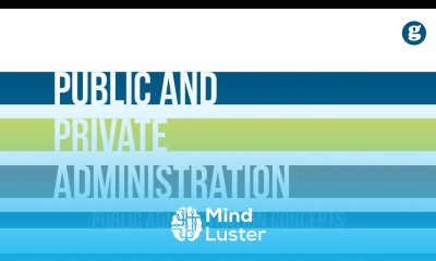 Public and Private Administration