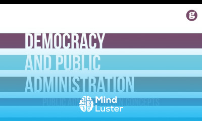 Democracy and Public Administration
