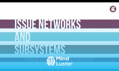 Issue Networks and Subsystems