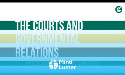 The Courts and Intergovernmental Relations