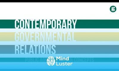 Contemporary Intergovernmental Relations