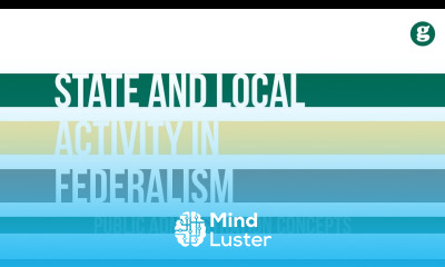 State and Local Activity in Federalism