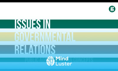 Issues in Intergovernmental Relations