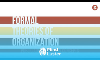 Formal Theories of Organization