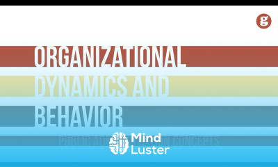 Organizational Dynamics and Behavior