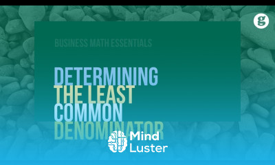 Determining the Least Common Denominator