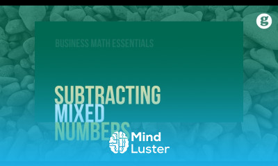 Subtracting Mixed Numbers