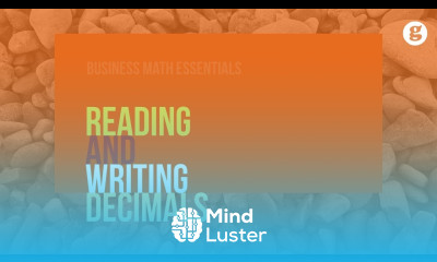 Reading and Writing Decimals