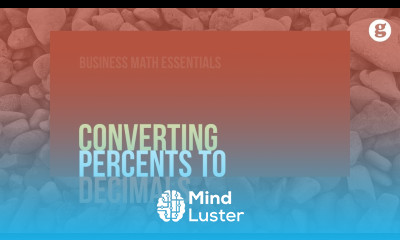 Converting Percents to Decimals