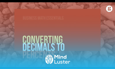 Converting Decimals to Percents