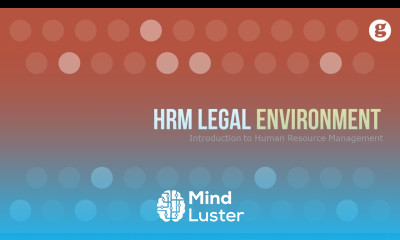 HRM Legal Environment