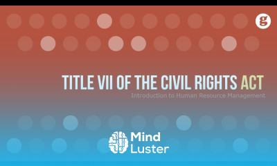 Title VII of the Civil Rights Act