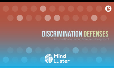 Discrimination Defenses