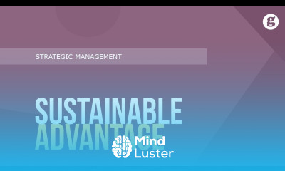 Sustainable Competitive Advantage