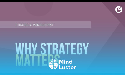 Why Strategy Matters