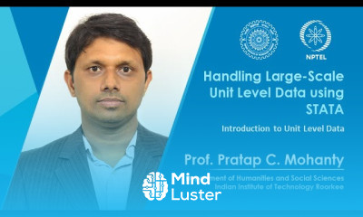 Lecture 02 Introduction to Unit Level Data