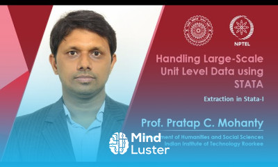 Lecture 21 Extraction in Stata I