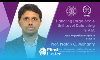 Lecture 30 Linear Regression Analysis in Stata III