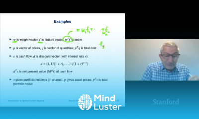 Stanford ENGR108 Introduction to Applied Linear Algebra | 2020 | Lecture 5 VMLS inner product